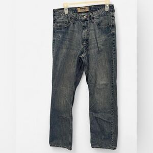 Wrangler Men's Dark Blue Straight Jeans